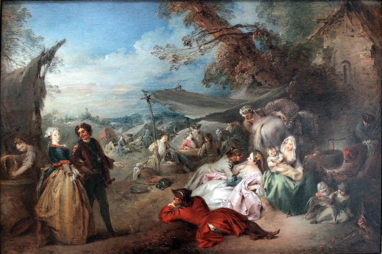 Riposo delle truppe in pace Anagoria - Pinacoteca dei Musei statali di Berlino